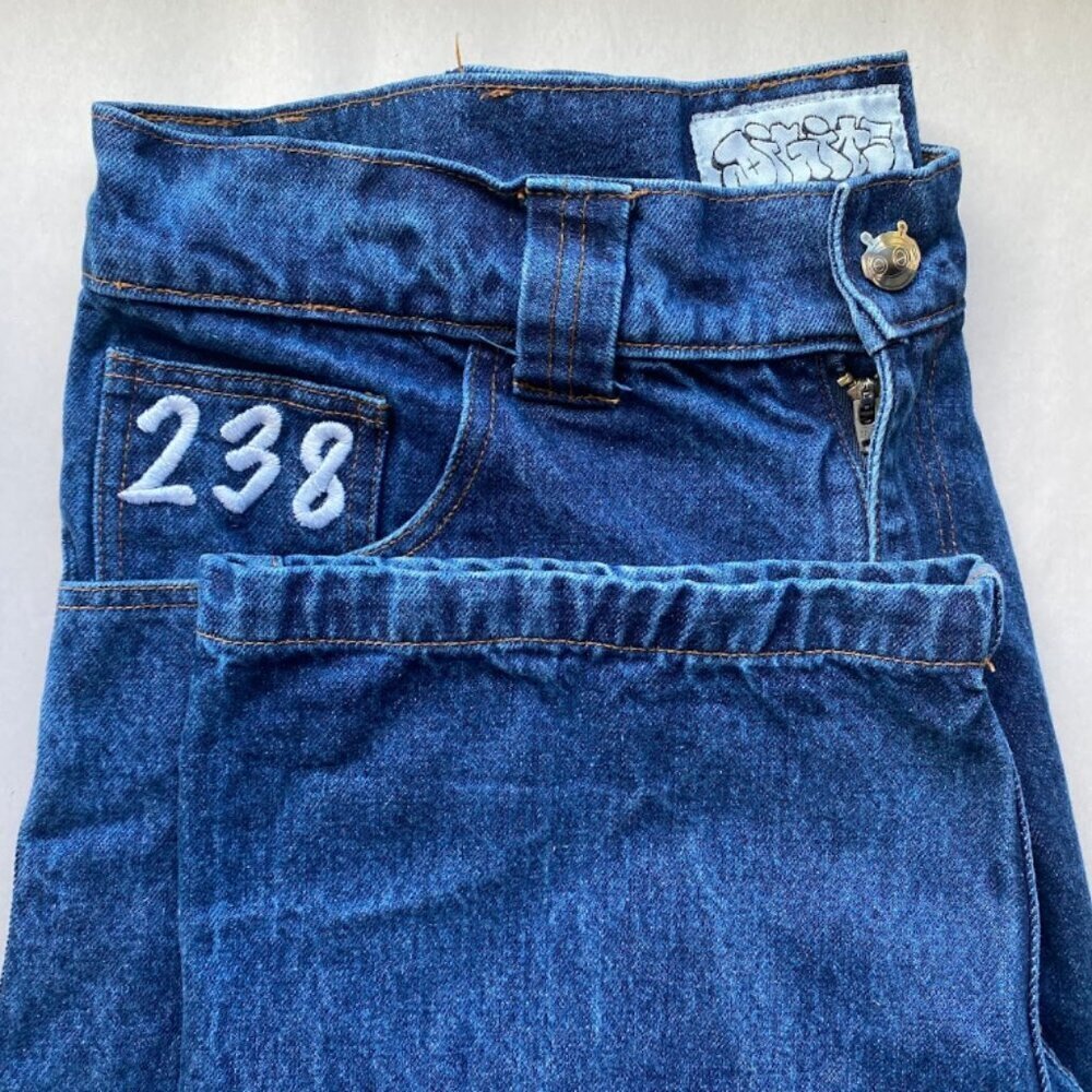 Digits 238 Jeans Baggy Limited Edition Robo Detail Streetwear Skater Size M